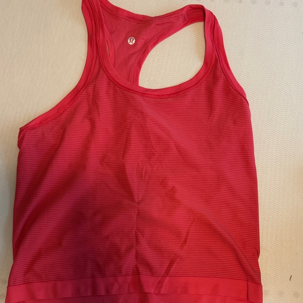 Lululemon Women's Red Tank Top